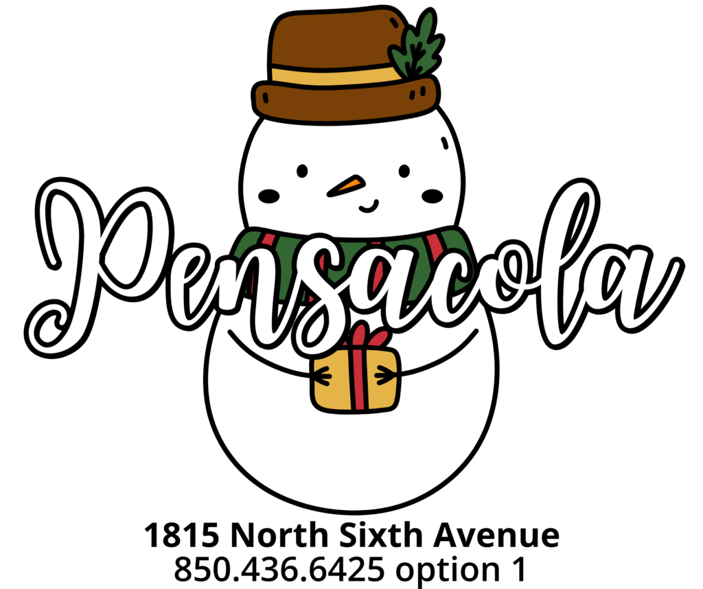 Pensacola Snowman with Address