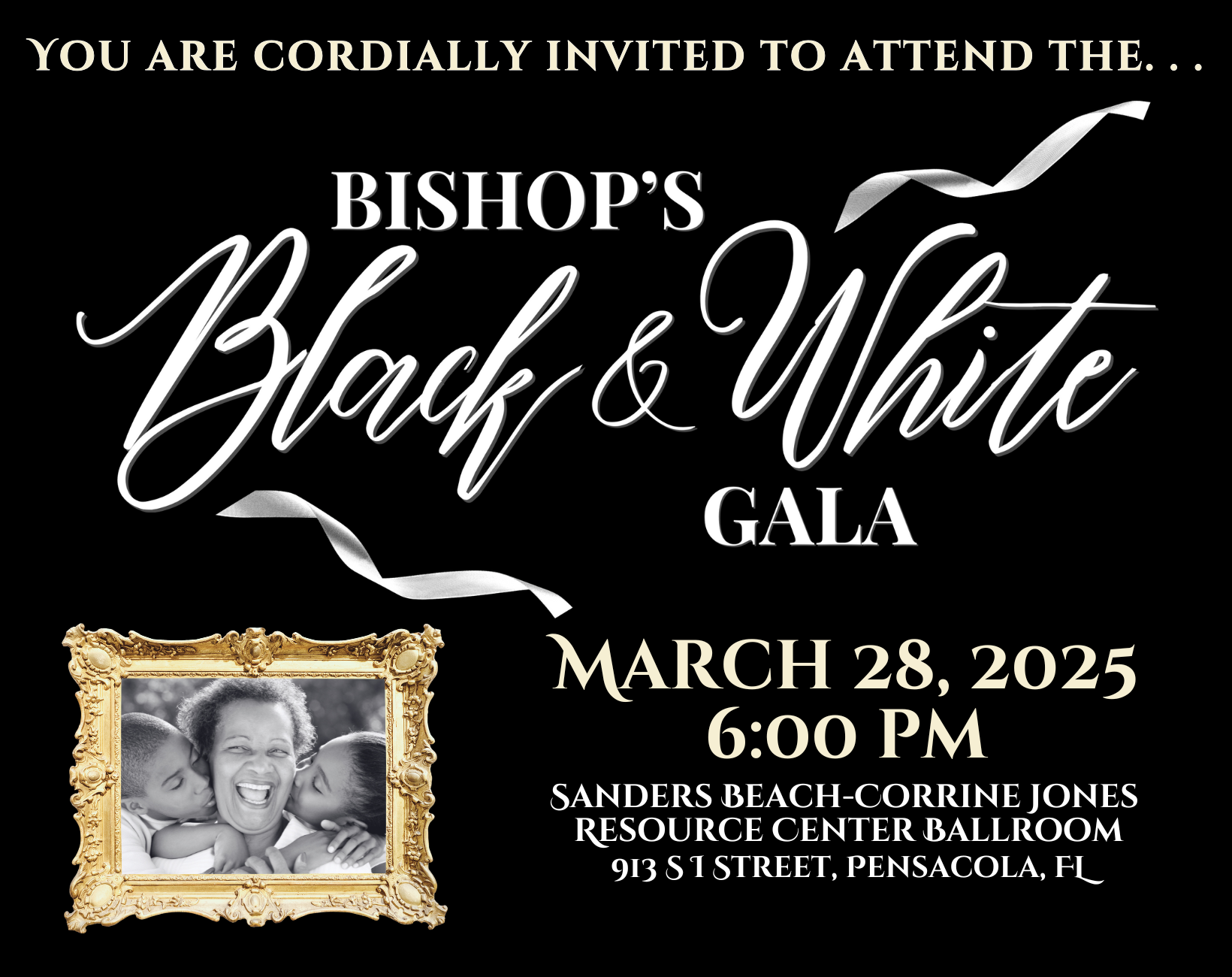 2025 Bishop's B&W Gala Webpage (1640 x 1300 px) Date and Time